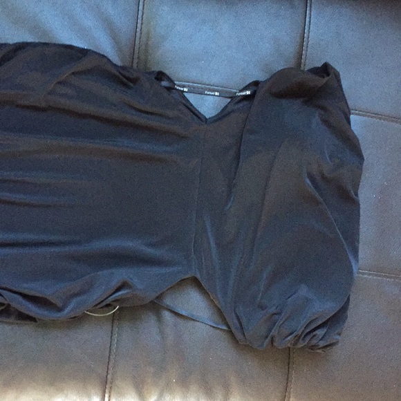 NWOT Black Bodycon side cut out mini dress - Picture 2 of 4